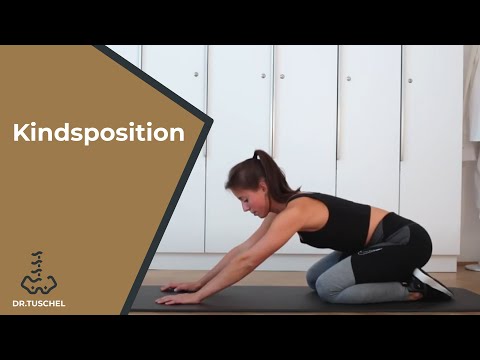 Kindsposition | RÜCKENÜBUNG für Zuhause gegen Rückenschmerzen