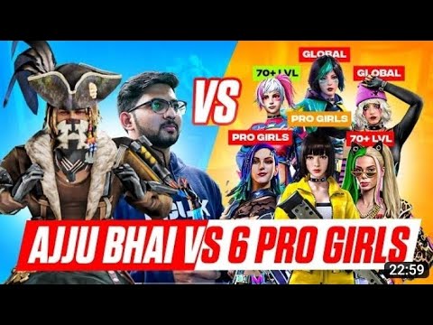 6 Pro Girls Call Me Noob | 1 vs 6 Most Shocking  Game Play | Garena Free Fire