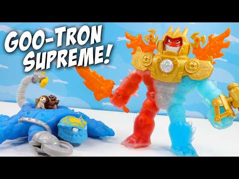 Heroes of Goo Jit Zu Meteor Madness Goo-Tron Supreme & Hydro-Sting Battle Scorpion Figures Review