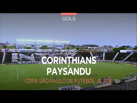 Gols - Corinthians 6 x 0 Paysandu - Copa São Paulo - 09/01/2016