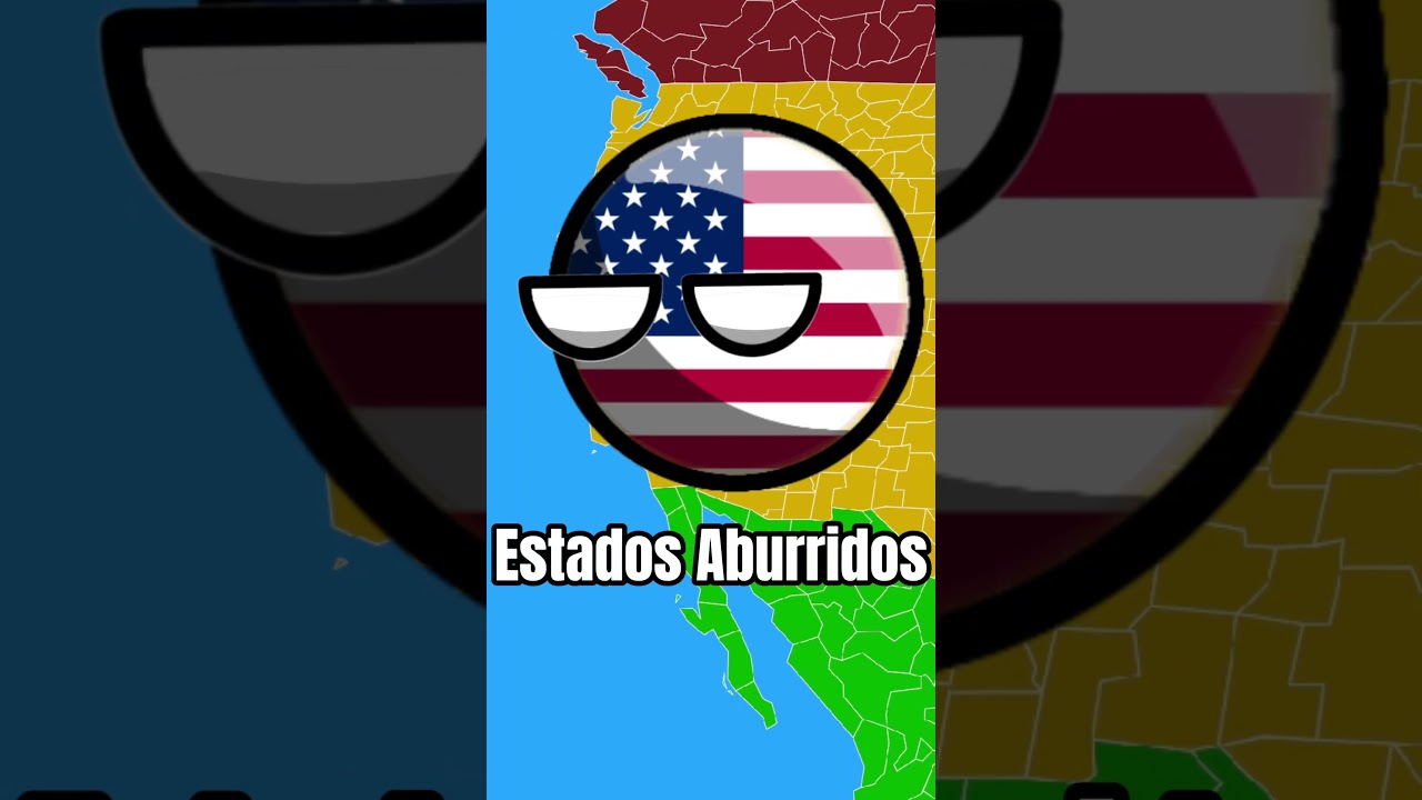 Estados Unidos y Japón #countryballs #humor