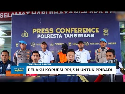 MANTAN KADES GEMBONG DITANGKAP POLRESTA TANGERANG AKIBAT KASUS KORUPSI RP1,3 MILIAR