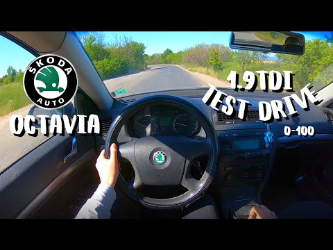 Skoda Octavia II 1.9TDI 105HP | POV TEST DRIVE