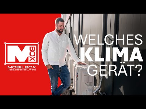 Welche Klimaanlage für Bürocontainer? Monoblock vs. Split-Klima erklärt | Mobilbox Austria GmbH