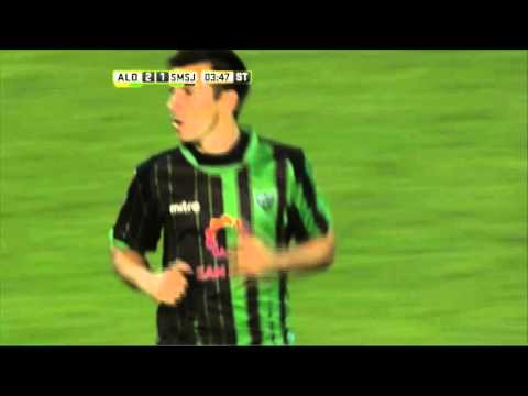 Capelli reventó el travesaño. Aldosivi 2 - San Martín 1. Fecha 8. Primera División 2016