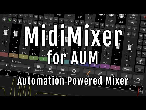 AUM MidiMixer by 4Pockets for iPad
