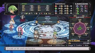 Disgaea 5 Complete Playthrough (play 16) Unlock Generic Classes