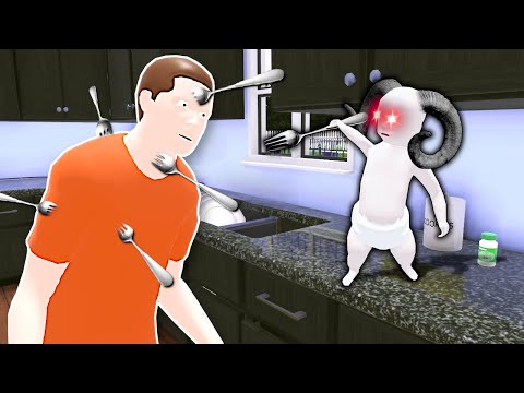 Demon Baby is Throwing FORKS! - Who's Your Daddy 2 Multiplayer