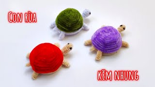 Cách làm con rùa bằng kẽm nhung - How to make a turtle from chenille wire (Pipe Cleaner)
