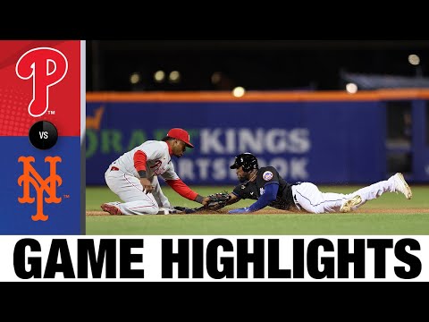 Phillies vs. Mets Game Highlights (4/29/22) | MLB Highlights