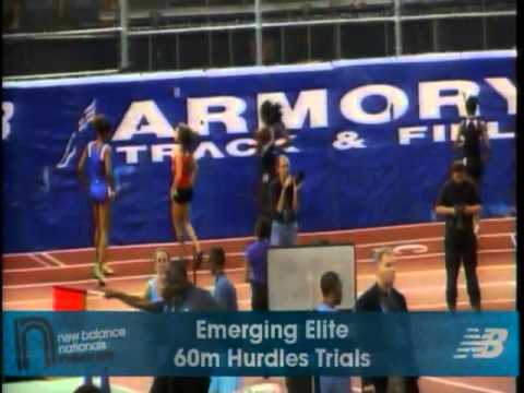 Girls 60m Hurdles EE Prelim Heat 3 - New Balance Indoor Nationals 2011