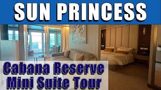 MASSIVE! Sun Princess Cabana Mini Suite - Tour of Accessible Cabin 9361!