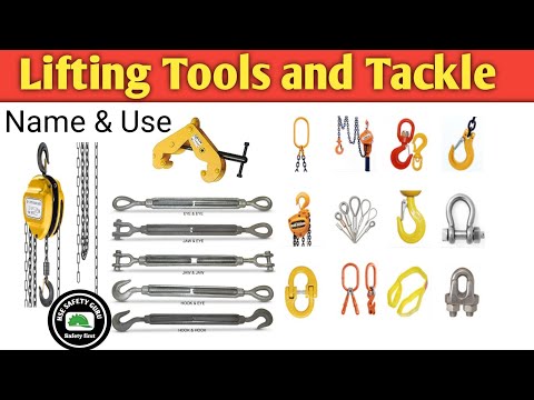 Rigging tools and tackle || Rigging Lifting Equipments || Lifting accesories