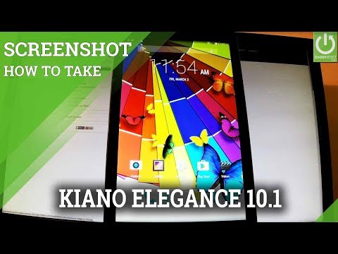How to Take Screenshot in KIANO Elegance 10.1 - Edit / Share Screen