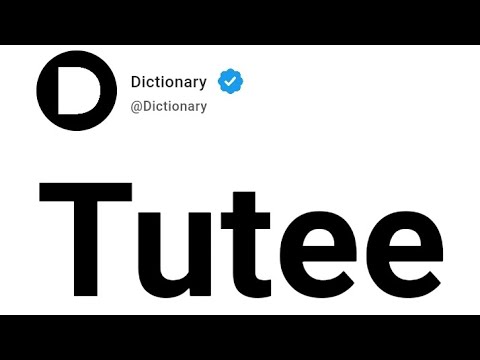 Tutee Meaning In English