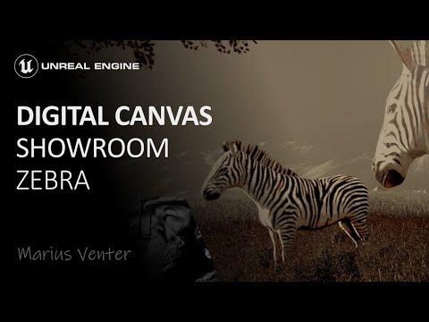 Digital Canvas Showroom | Unreal Engine | Zebra