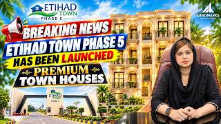 Etihad Town Phase 5 Townhouse Booking Starts from 5 Lacs  Location & Payment Pla