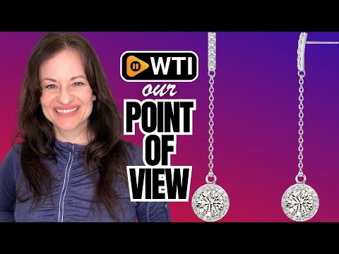 ABSOLUTE Moissanite Earrings for Women 925 Sterling Silver Drop Earrings D Color VVS1 Clarity Promise Birthday Christmas With Certificate - WTI product video review