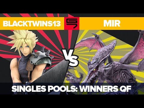 Blacktwins13 vs MIR - Ultimate Singles: Pools R1 Winners Quarterfinal - Genesis 7 | Cloud vs Ridley
