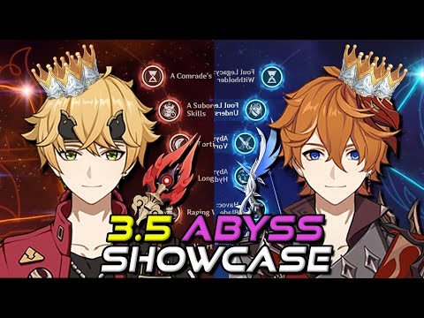 C6 Triple Crown *REAL* Hyper Carry Thoma and C6 Triple Crown Childe HyperBloom Abyss Showcase
