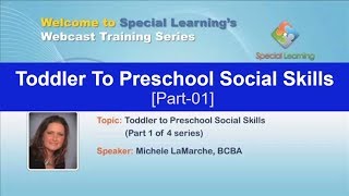 Toddler To Preschool Social Skills [Part-01]