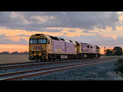 Light Engines G540, X50 & X48 - PoathTV Australian Trains & Railways