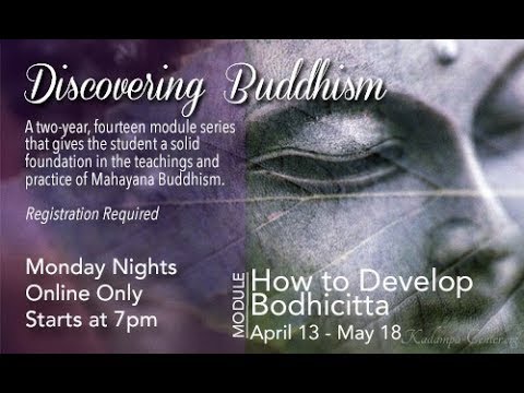 (Streaming Only) Discovering Buddhism: How to Develop Bodhichitta - May 11, 2020