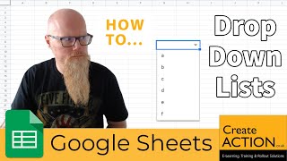HOW TO create and edit DROP DOWN LISTS in Google Sheets