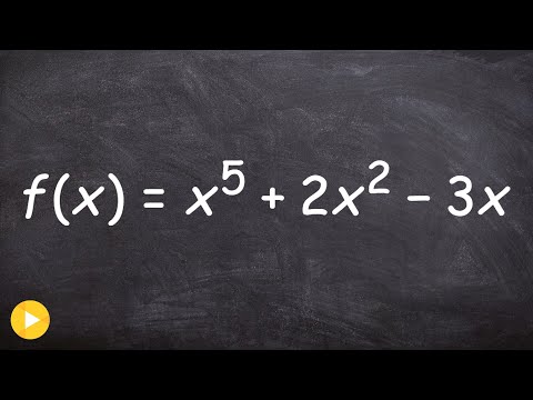 Finding the end behavior from a polynomial function