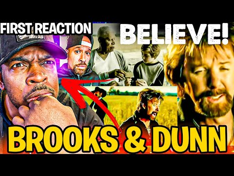 EMOTION when Battle Rapper REACTS to Brooks & Dunn FIRST time- Believe!! Powerful...