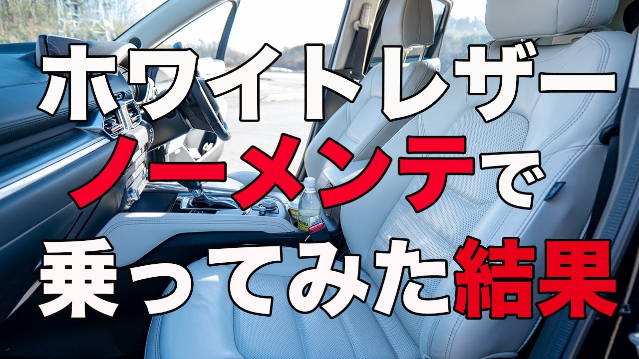 CX-5ホワイトレザーシート半年放置してみた結果！とアマゾンのレザークリーナー比較