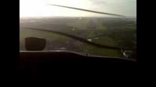 preview picture of video 'base leg and final RW 31 ahmad yani international airport with cessna 172 PK-NIZ'