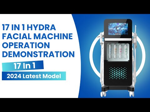 17 In 1 Hydra Facial Machine Operation Demonstration Video | Canta Esthetic Elite System