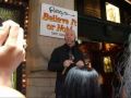 Times Square Human Blockhead