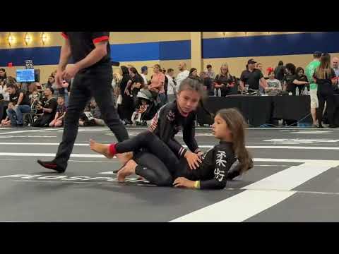 2024 ADCC Las Vegas Open | 11-12 Female Advanced 32kg BJJ | Smallest and youngest!
