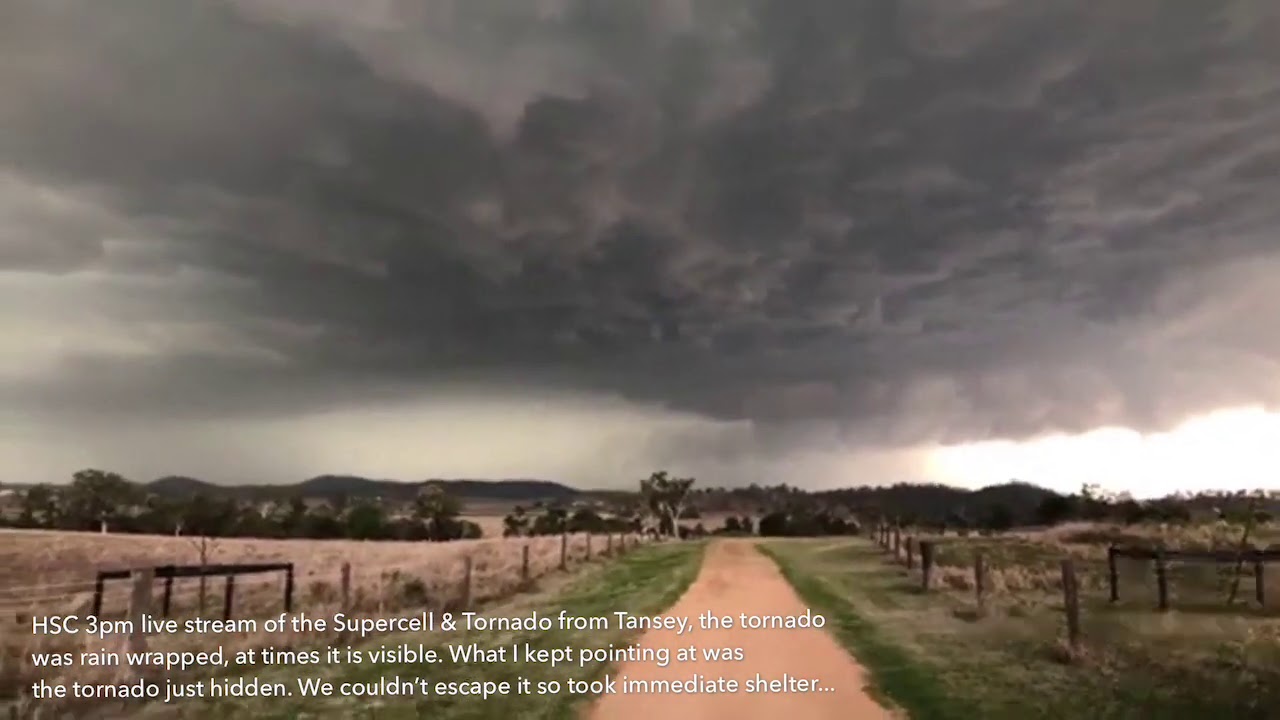 SEQLD Gympie and Tansey Supercells with Tornadoes October 2018.
