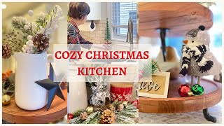My Cozy Christmas Kitchen | Decorate with Me for Christmas | Christmas Kitchen Inspiration
