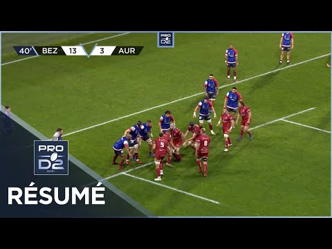 PRO D2 - Résumé AS Béziers Hérault-Stade Aurillacois: 34-10 - J17 - Saison 2022/2023