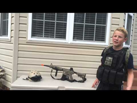 Airsoft review and shooting APS Kompetitor