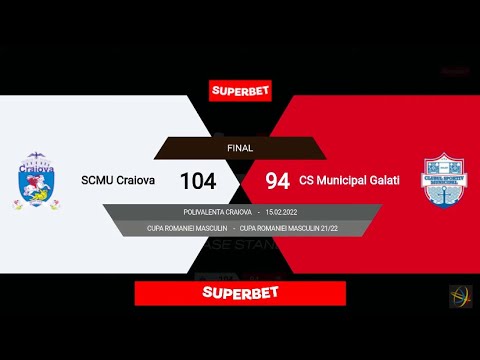 FINAL 4 Cupa României 2022: SCM U Craiova - CSM Galați