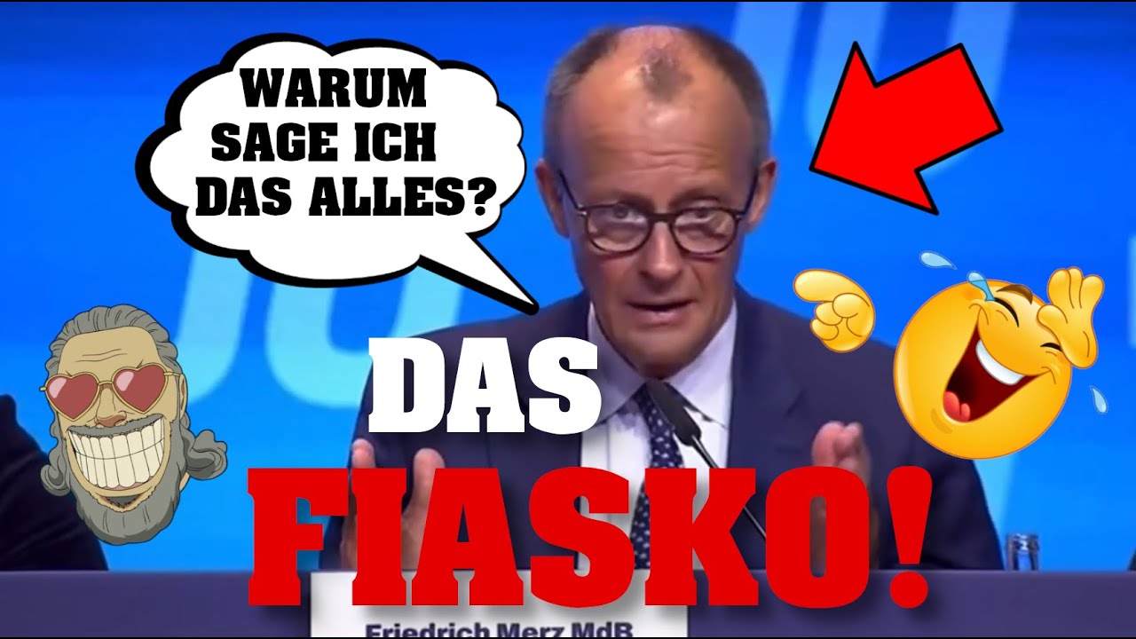 MERZ erleidet ein furchtbares DEBAKEL! 💥⚡️“Ein Offenbarungseid!“ #PolitSatire
