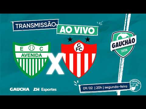 JOGO COMPLETO: AVENIDA 2x1 GUARANY DE BAGÉ | QUADRANGULAR DO REBAIXAMENTO | GAUCHÃO 2026 | 9/2/2026