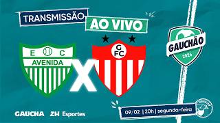 JOGO COMPLETO: AVENIDA 2x1 GUARANY DE BAGÉ | QUADRANGULAR DO REBAIXAMENTO | GAUCHÃO 2026 | 9/2/2026