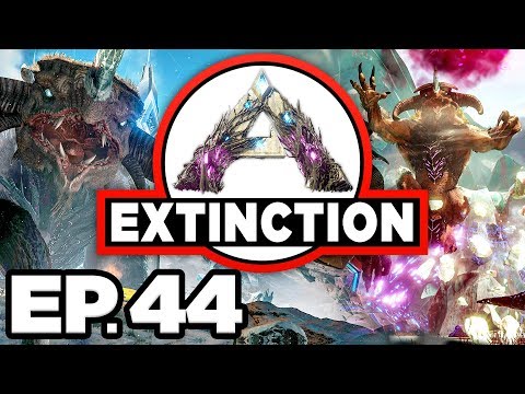 ARK: Extinction Ep.44 - FOREST TITAN & MEK vs PURPLE ORBITAL DROP OSD! (Modded Dinosaurs Gameplay)