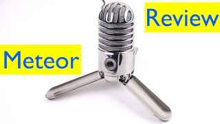 Video thumbnail for Samson Meteor Mic Review and Test - USB Studio Microphone by ReviewLamp