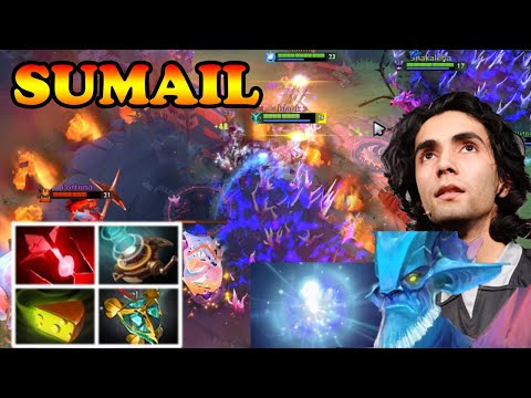 SUMAIL LESHRAC IO INFINITE HEALING STRAT UNKILLABLE FRONT LINE LESHRAC BUILD | DOTA2ORBS