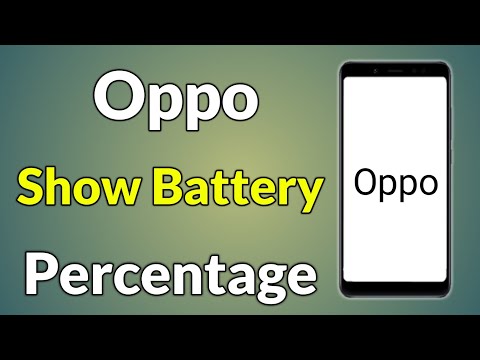 How To Show Battery Percentage In Oppo Mobile | Oppo Mobile Show Battery Percentage