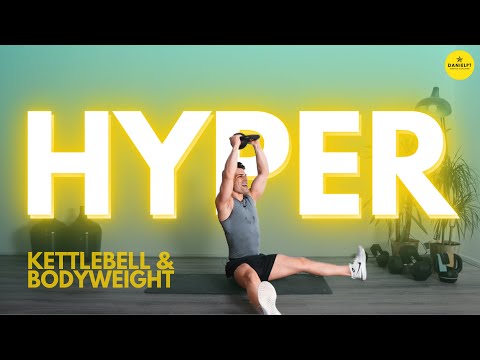 30 minute ADVANCED Kettlebell and Bodyweight HIIT workout | Cardio Strength Workout