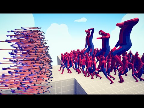 100x Spiderman + 3x Giant Spiderman VS Every God - Totally Accurate Battle Simulator TABS