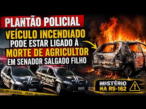 Veículo incendiado pode estar ligado à morte de agricultor que foi atropelado em Sen. Salgado Filho